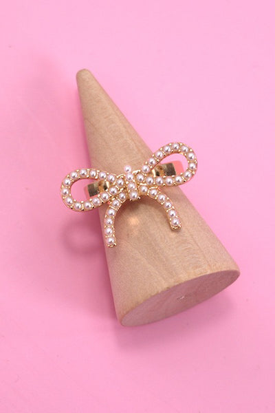 Pearl Bow Ring