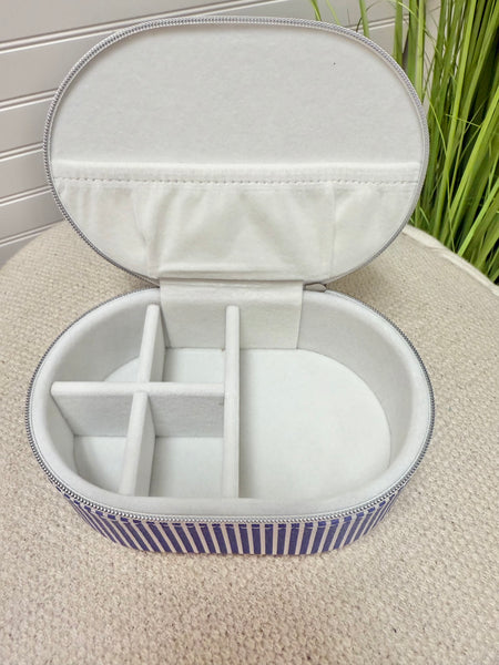 Blue & White Floral Jewelry Box