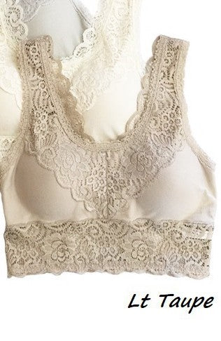 Newest Love Padded Lace Bralette