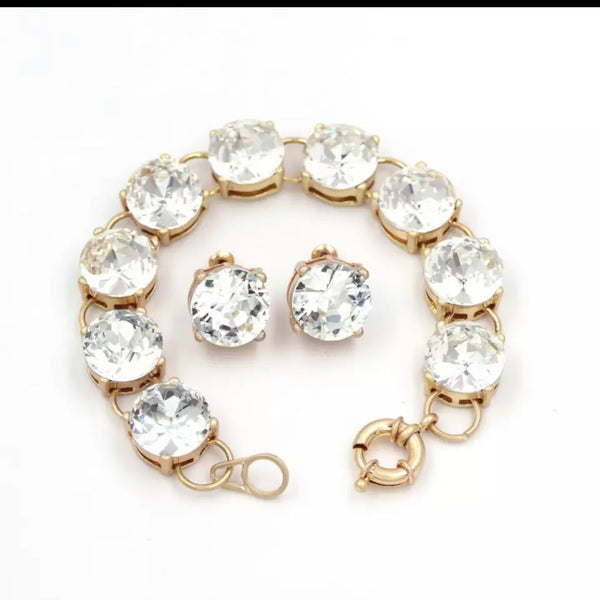 Glass Stud Earrings