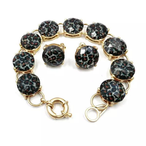 Glass Stud Earrings