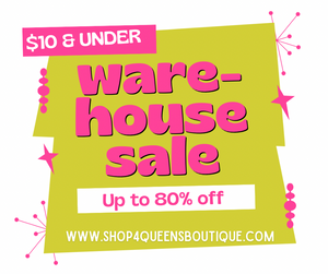 WAREHOUSE SALE!! $10 & UNDER!!