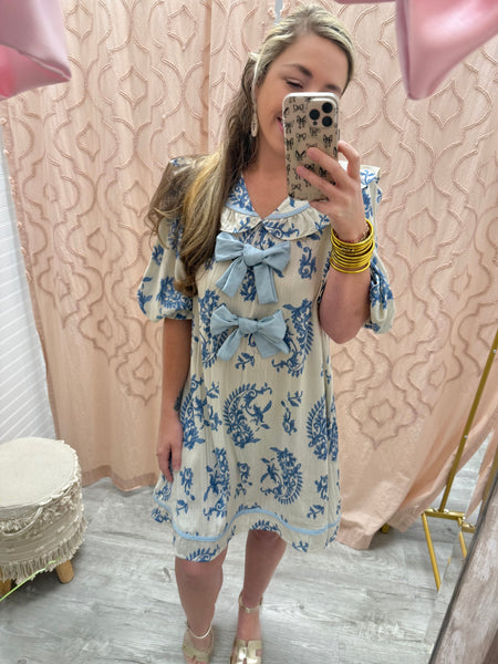Ocean Eyes Collar Dress