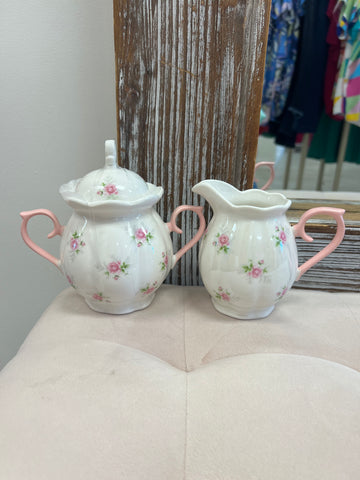 Vintage Floral Tea Set
