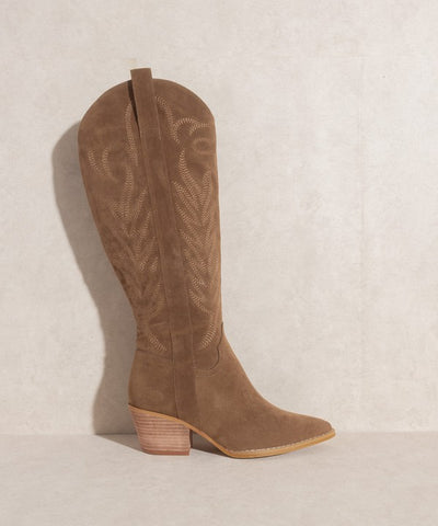 The Samara Embroidered Tall Cowgirl Boot