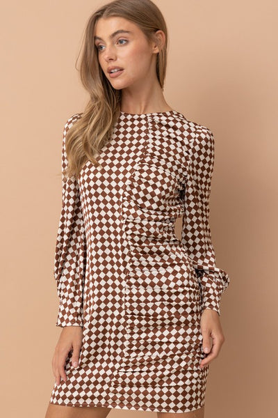 Check Me Out Ruched Detail Dress