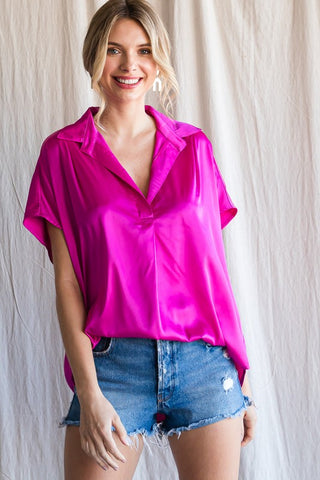 Classic Couture Satin Top