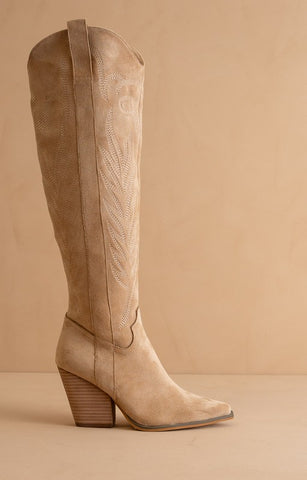 The Bronco Embroidered CowgirlBoots