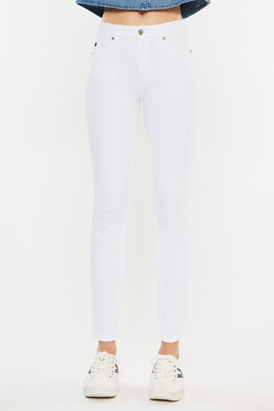 Kan Can White Skinny Jeans