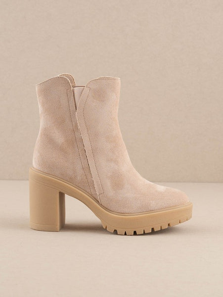 The Abby Chelsea Bootie-Cream