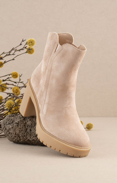 The Abby Chelsea Bootie-Cream