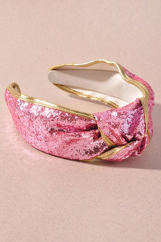 Glitter Knot Headband