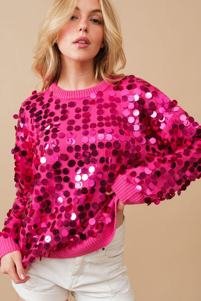 Spread Your Shine Sequin Sweater