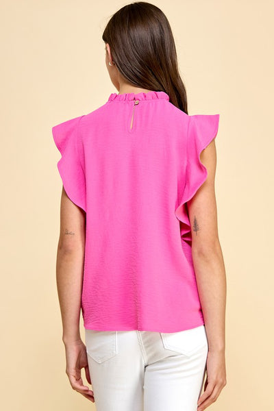 Made To Shine Ruffled Sleeve Top