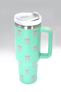 Bow Print 40oz Tumbler