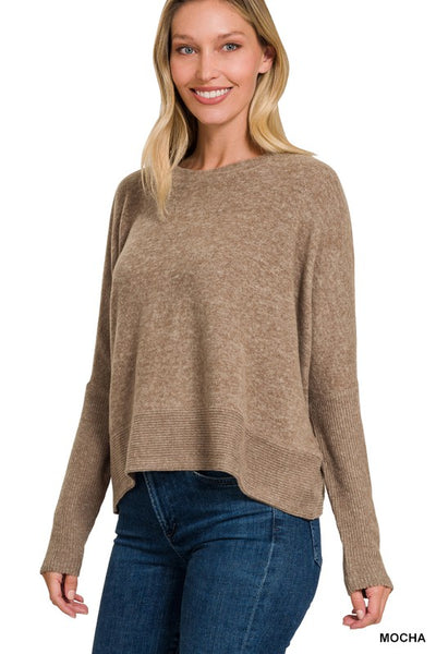 For The Comfort Dolman Sleeve Sweater