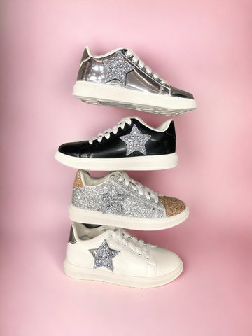 The Vivi Glitter Star Sneakers
