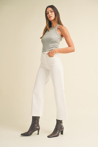 Just USA White Wide Leg Jeans
