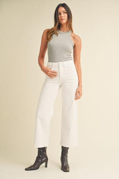Just USA White Wide Leg Jeans