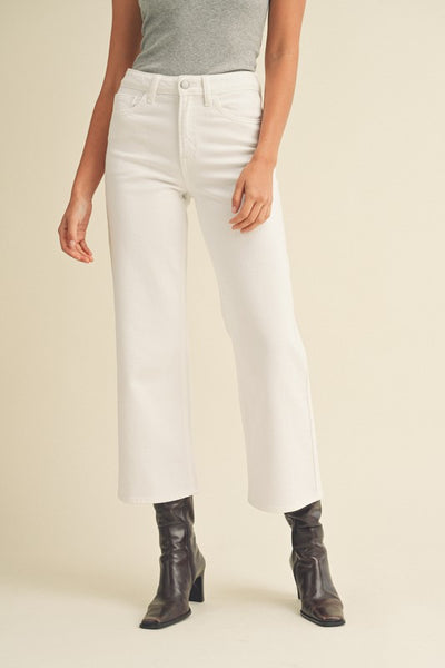 Just USA White Wide Leg Jeans