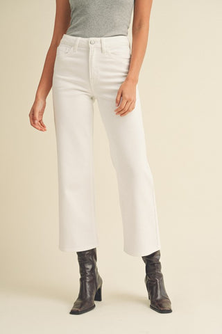 Just USA White Wide Leg Jeans