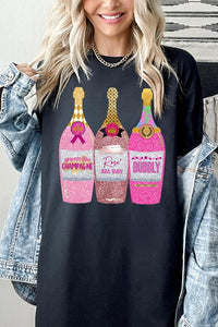 Bubbly Bougie Glitter Graphic Tee