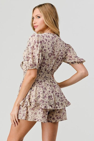 Urban Chic Floral Romper