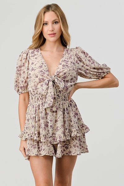 Urban Chic Floral Romper