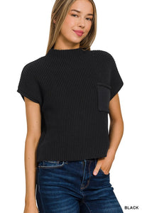 Sunday Charm Cropped Sweater Top