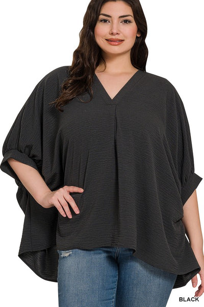 Class Act Half Sleeve Top- PLUS