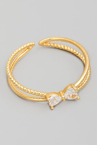 Ribbon Bow Ring