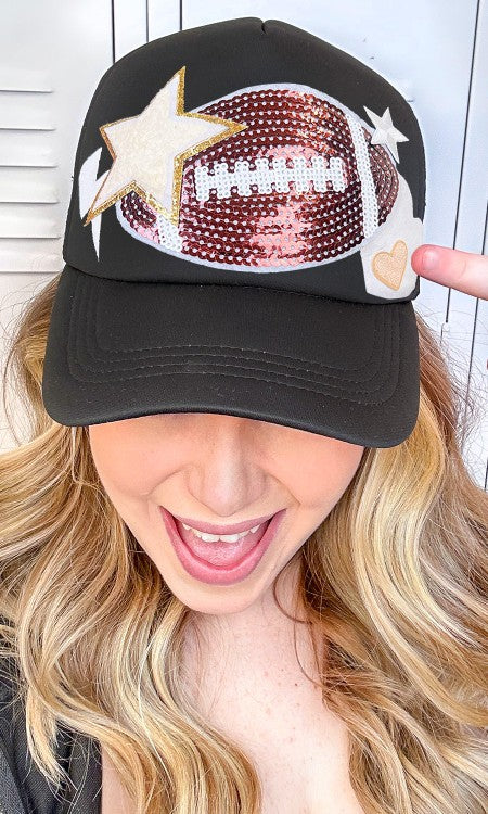 Football Patch Trucker Hat