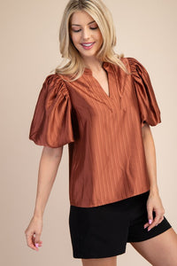 Upstate Chic Puff Sleeve Top