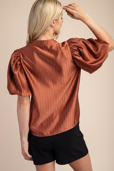 Upstate Chic Puff Sleeve Top