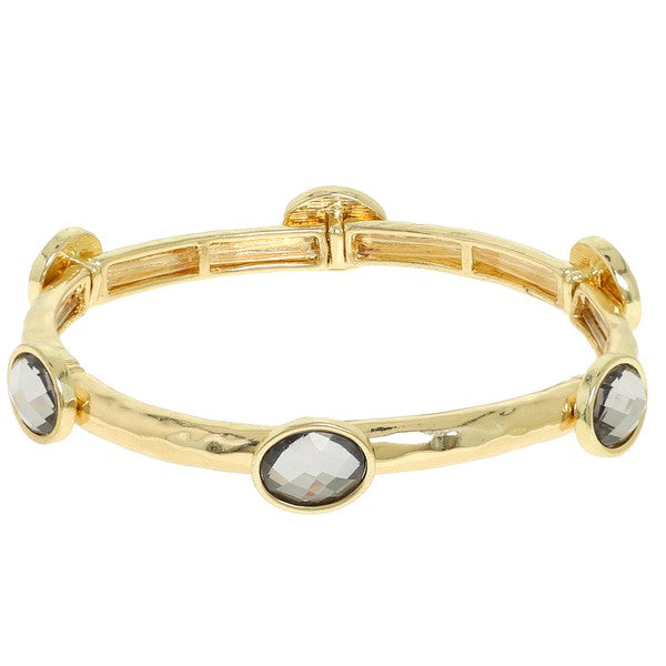 Crystal Cuff Bangle Bracelet