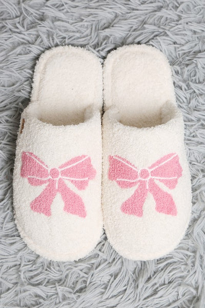 Ribbon Embroidered Slippers