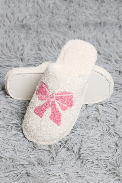 Ribbon Embroidered Slippers