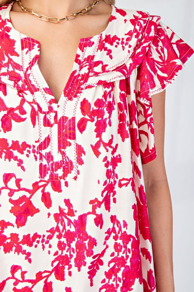 Social Call Printed Dress