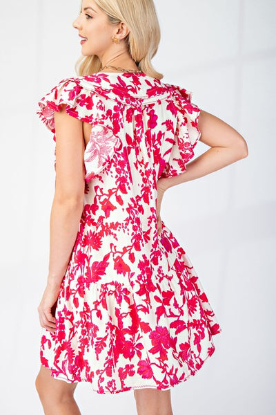 Social Call Printed Dress