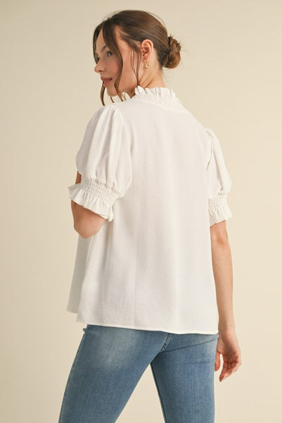By The Bay Frilled Top