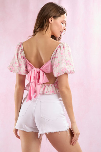 Hibiscus Hideaway Floral Top