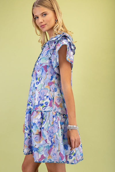 Palm Paradise Printed Dress