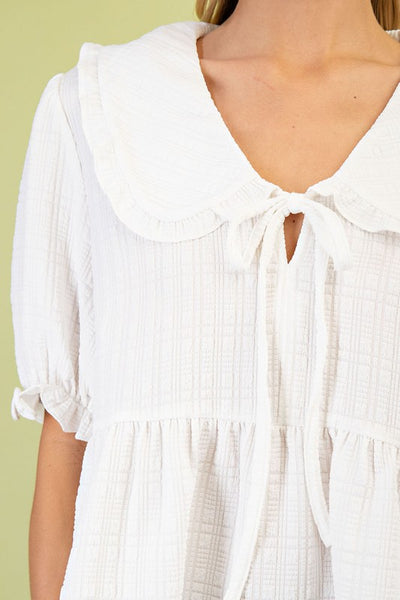 Coastal Breeze Babydoll Top