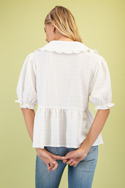 Coastal Breeze Babydoll Top