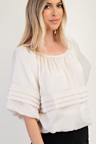 Finding Perfect Bubble Tiered Top