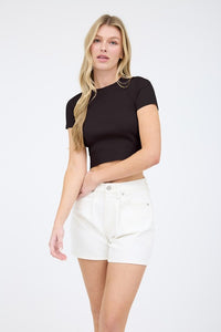 London Love Bow Back Top