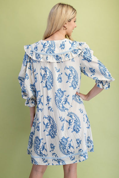 Ocean Eyes Collar Dress