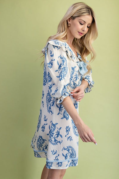 Ocean Eyes Collar Dress