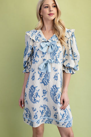 Ocean Eyes Collar Dress