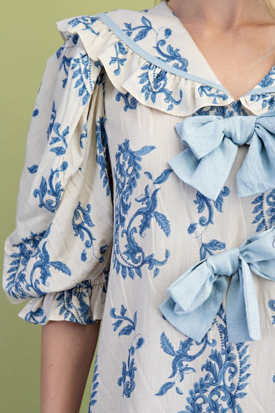 Ocean Eyes Collar Dress